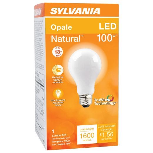 13 Watt Dimmable Medium Base LED A21 Bulb-1/Pack