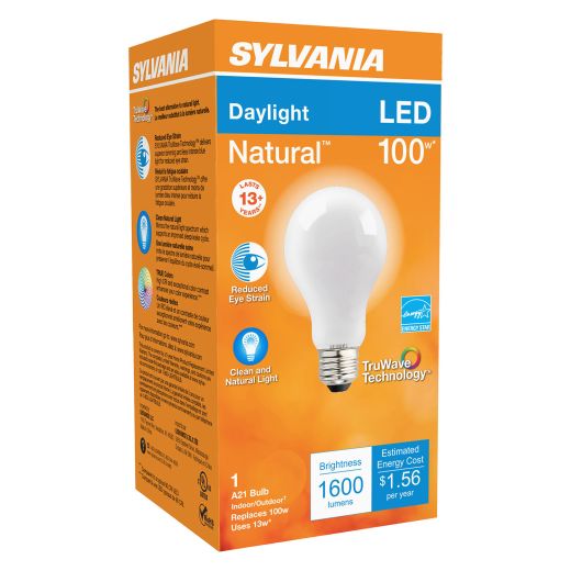 13 Watt Dimmable Medium Base LED A21-1/Pack