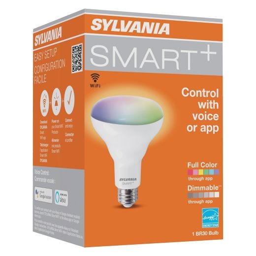 LED Smart BR30 Colour Medium Base Bulb-1/Pack