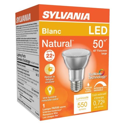 6.5 Watt Dimmable Medium Base LEDPAR20 Bulb-1/Pack