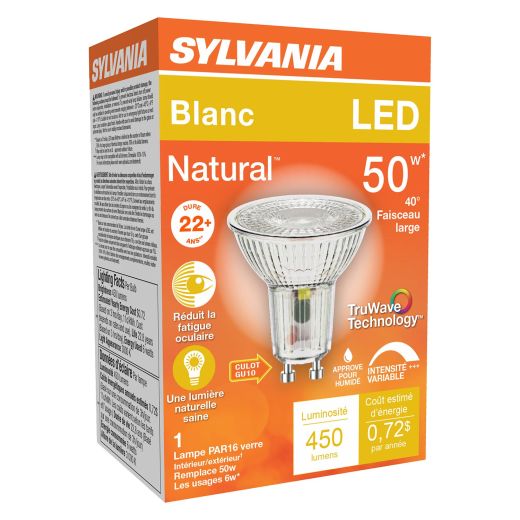 6 Watt Dimmable GU10 Base LED GU10 Bulb-1/Pack