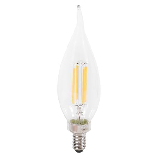 4 Watt Dimmable Candelabra Base LED B10 Bulb-2/Pack