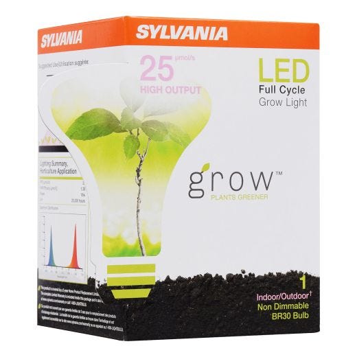 LED Grow Br30 Bulb-1/Pack