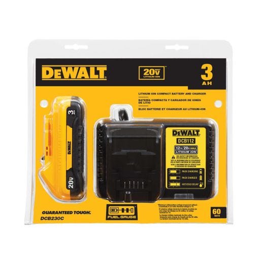 20V Max Li-Ion Compact Battery With Charger