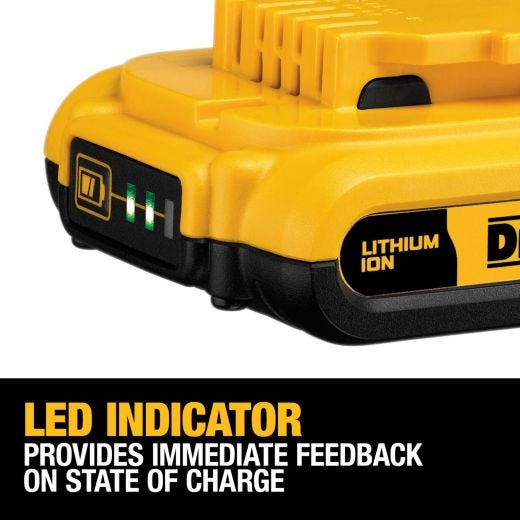 20V Max Li-Ion Compact Battery With Charger
