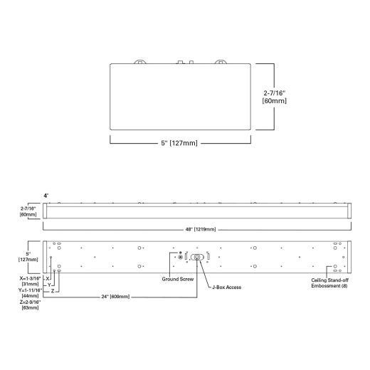 48" LED Wrap Light- 40 Watt