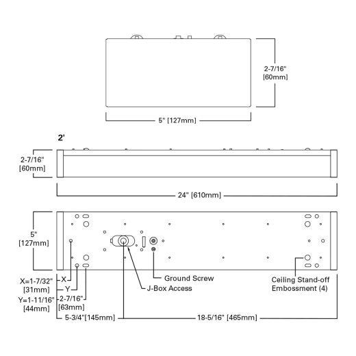 24" LED Wrap Light -19.6 Watt