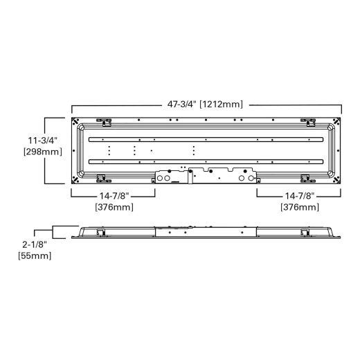 1' x 4' LED Flat Panel Light