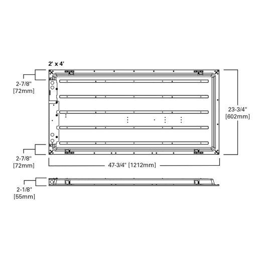 2' x 4' LED Flat Panel Light