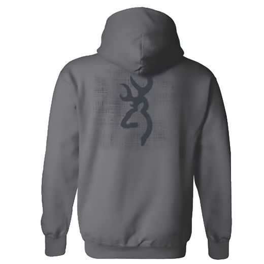Browning Mens Crosshatch BM Sweatshirt Charcoal