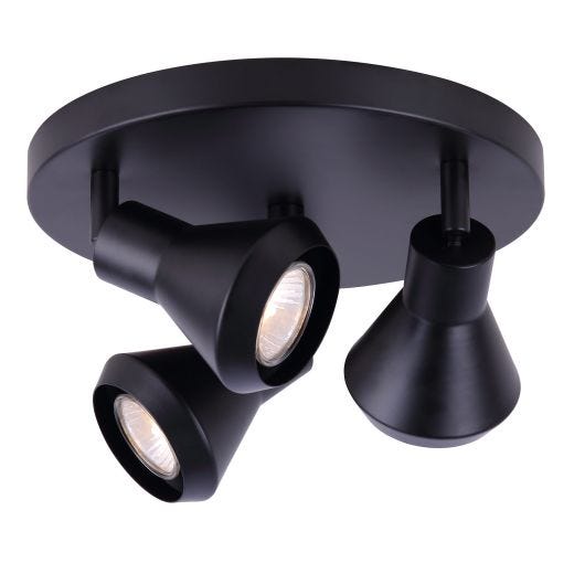 Track Canopy 3 Light-Black