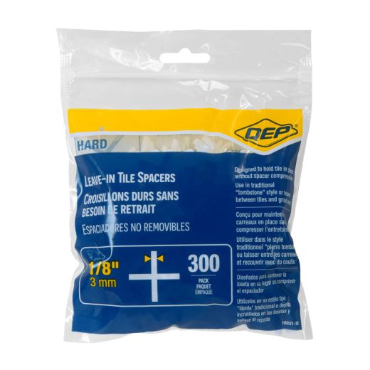1/8" Leave-In Hard Style Tile Spacers-300/Pack