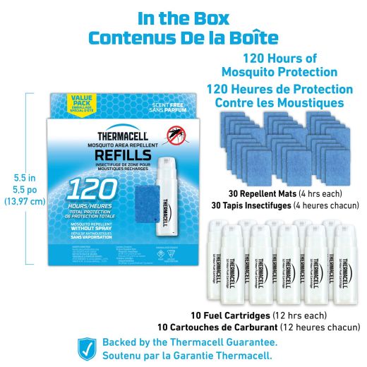 Thermacell Mosquito Repellent Original Refills- 120 Hours