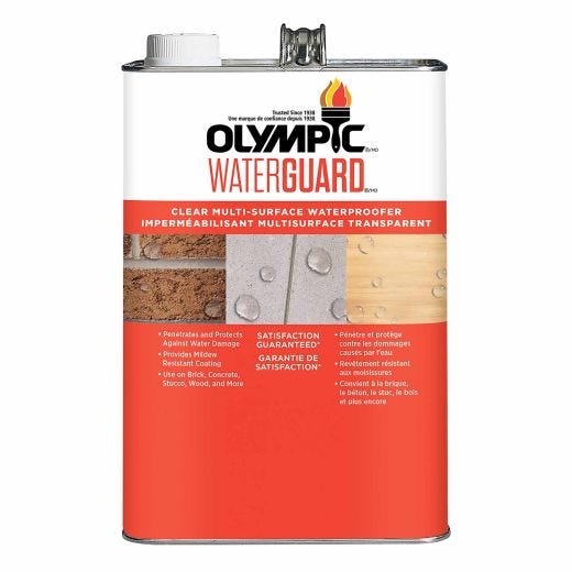 Olympic WG Clear Multi-Surface Waterproofer, Metal Can 3.78L