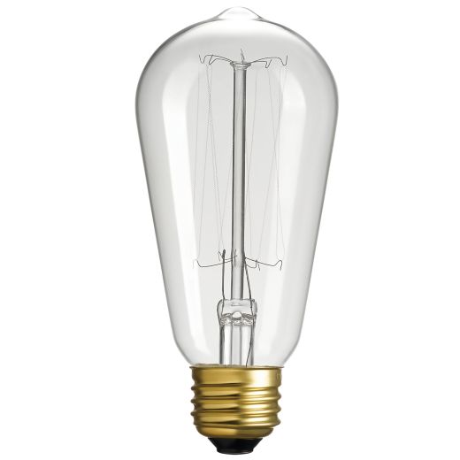 Incandesecent 60 Watt Vintage Bulbs-4/Pack