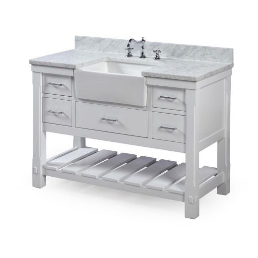 Meuble-lavabo à tablier de 47,5 po
