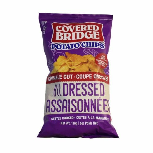 All Dressed Crinkle Cut Chips-170g