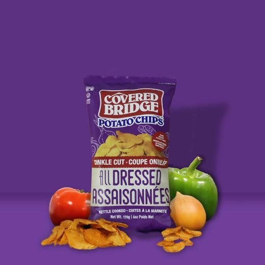 All Dressed Crinkle Cut Chips-170g