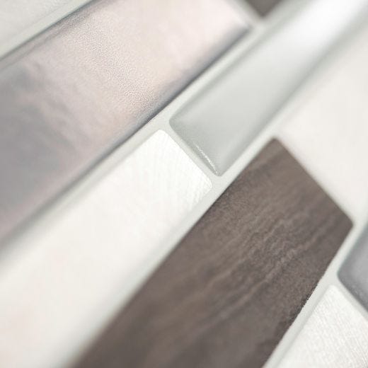 Milano Argento Smart Tile Mosaik-4/Pack