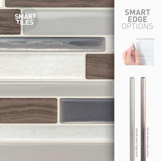 Milano Argento Smart Tile Mosaik-4/Pack