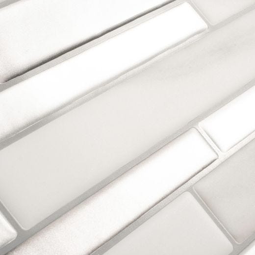 Milano Carrera White Smart Tile Mosaik-4/Pack