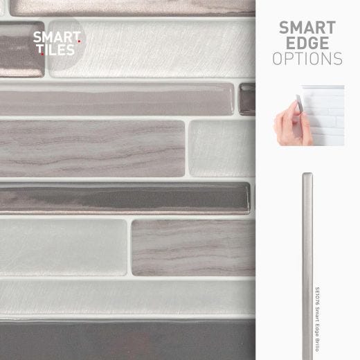 Milano Grigio Smart Tile Mosaik-4/Pack