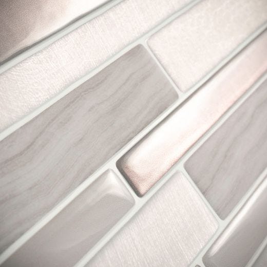 Milano Grigio Smart Tile Mosaik-4/Pack