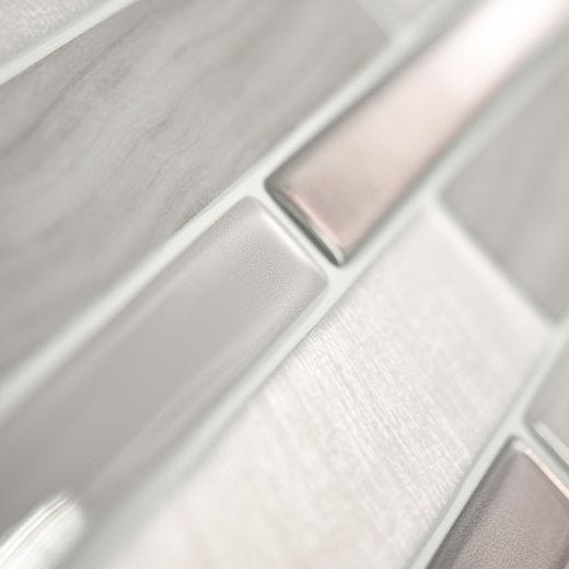 Milano Grigio Smart Tile Mosaik-4/Pack