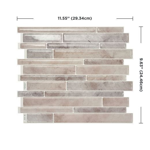 Milano Todi Smart Tile Mosaik-4/Pack