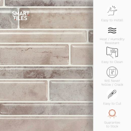 Milano Todi Smart Tile Mosaik-4/Pack