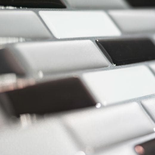 Murano Metallik Smart Tile Mosaik-4/Pack