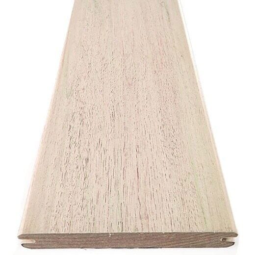TimberTech Whitewash Cedar Composite 20' Grooved Deck Board