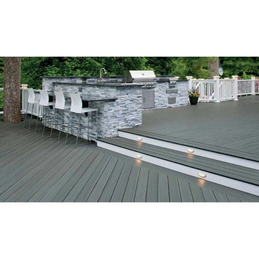 Contremarche en composite gris sel de mer Timbertech
