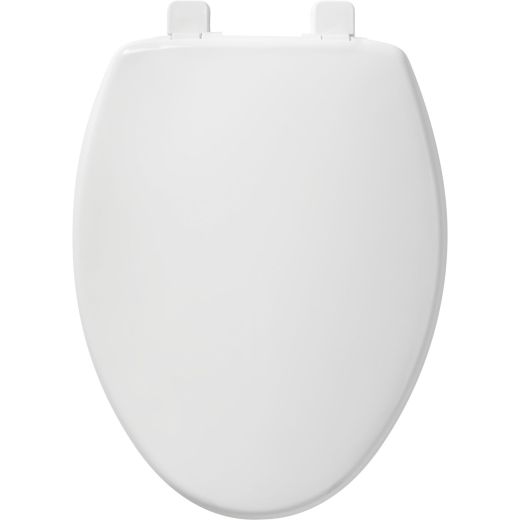 Siège toilette allongé fermeture lente en plastique Caswell