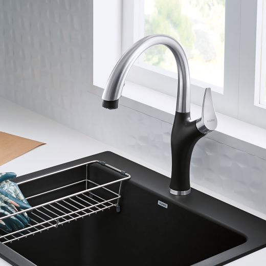 Blanco Artona Pull Down Faucet 1.5 GPM- PVD Steel Anthracite