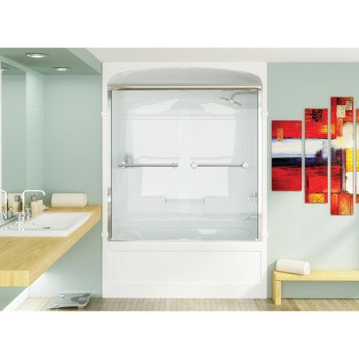 Bypass™ L-Series Shower Door 51 ½”-52 ½”