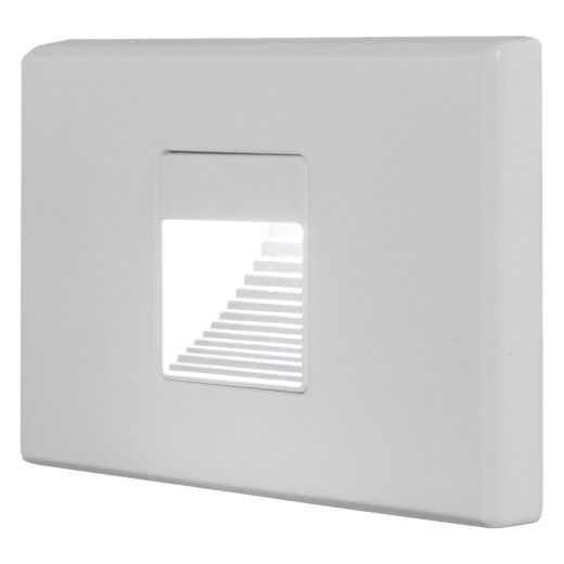 Integrated LED Recessed Step Light 2.5W 70 Lumens 3000K Matt