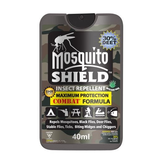 Musquito Shield Combat Formula-40 ml Pump Spray (30% Deet)