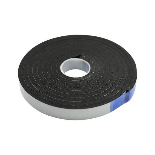 Moisture Proof Insulating Foam Tape 12'-Black