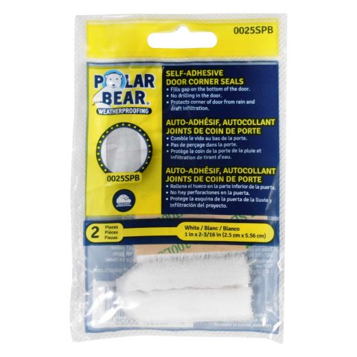 Self- Adhesive Door Corner Seals-White