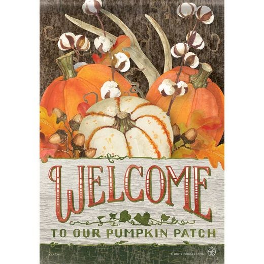 Pumpkin Patch Welcome Garden Flag