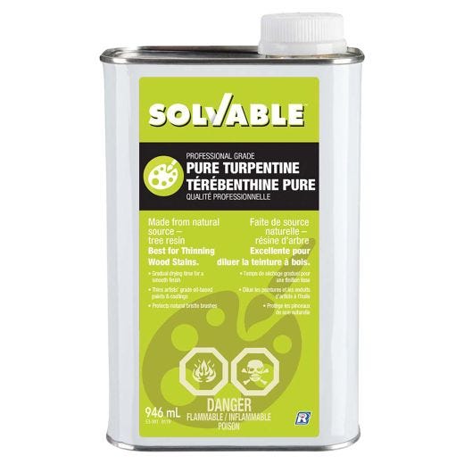 Solvable Pure Turpentine-946mL