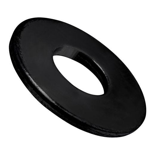 Exterior Black Coated Flat Washer 1/4