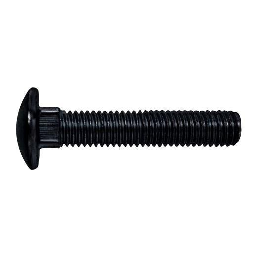 Exterior Black Coated Carriage Bolt 1/4" x 2"