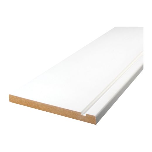 1/2" x 5" x 8' MDF Primed Baseboard