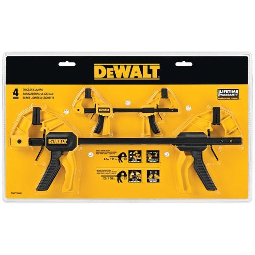 Dewalt Trigger Clamp-4/Pack