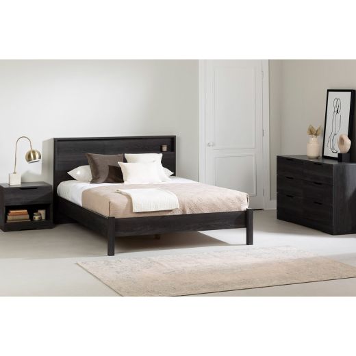 Holland Full/Queen Headboard Gray Oak