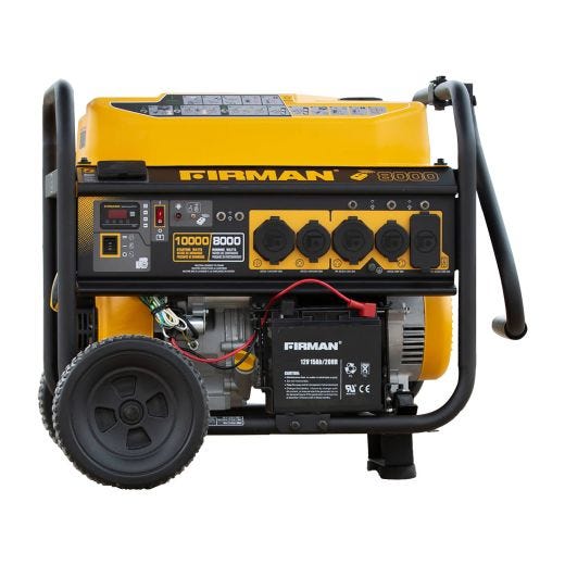 10000/8000W Remote Start Gas Powered Portable Generator