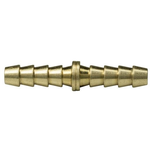 3/16" x 3/16" No-Lead Brass Hose Barb Splicer