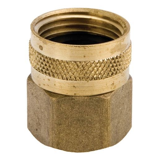 3/4" x 3/4" No-Lead Brass Swivel Adapter FHT x FIP